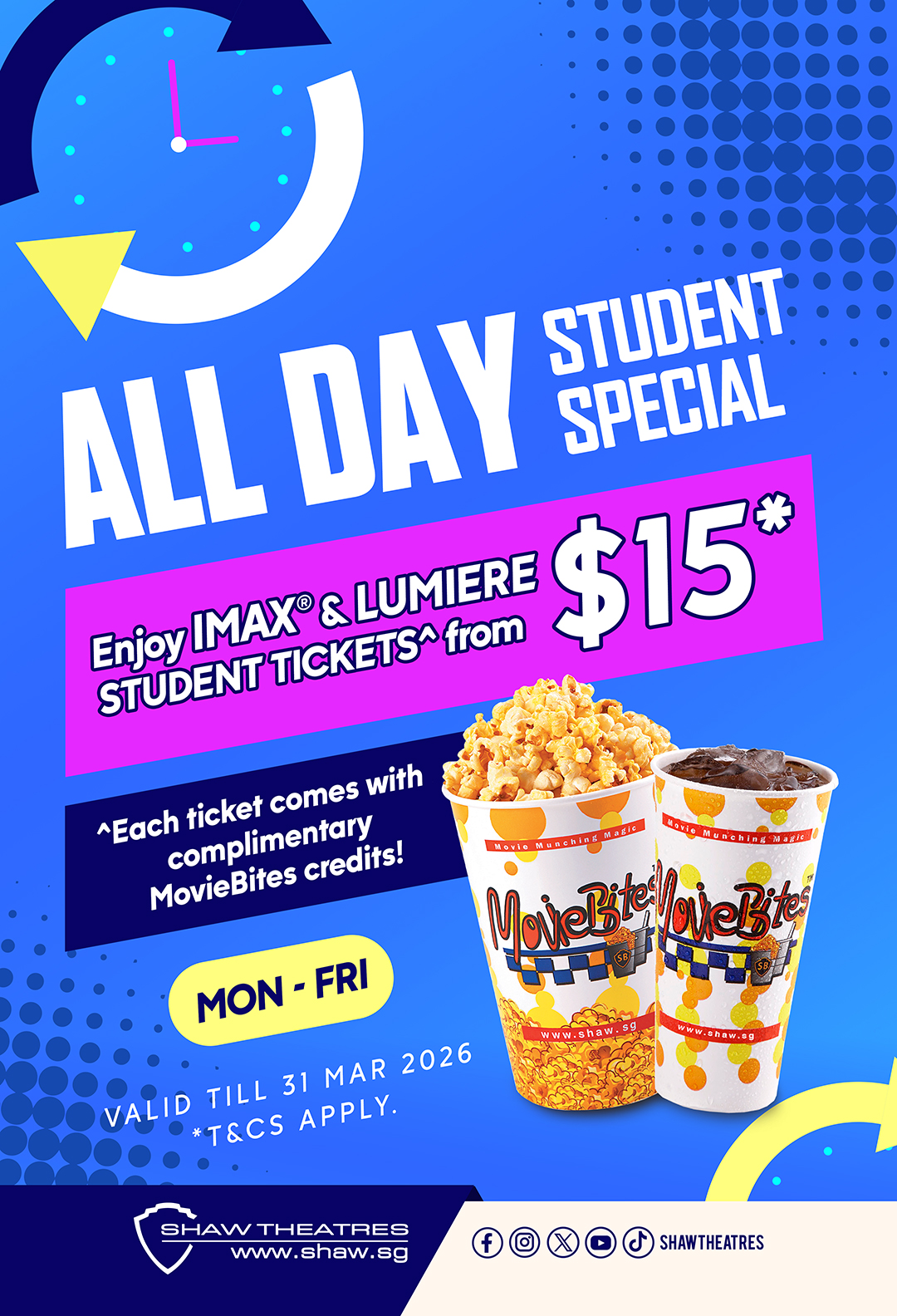 Shaw Theatres | Promotions